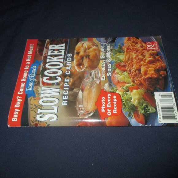 Slow Cooker Recipe Cards (100+ Favorites) Taste of Home (Softcover, 2003) - Picture 3 of 4